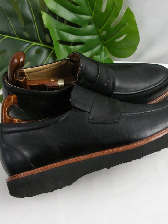 Worn Once! Samuel Hubbard Ivy Legend Black Penny Loafer 11M